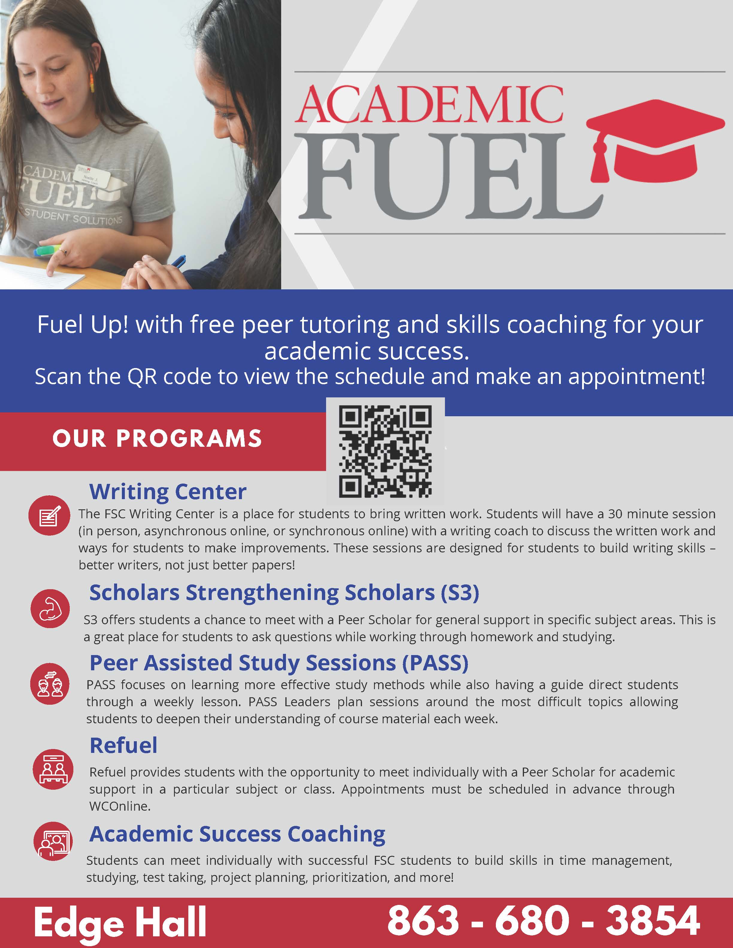 Academic Fuel flyer